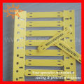 PE Yellow Printable Marker Cable Labels Tags